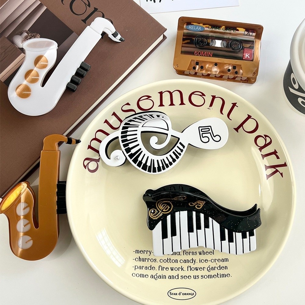 Musical Instrument Videos - Neue Haarklammer aus Acetat in Form