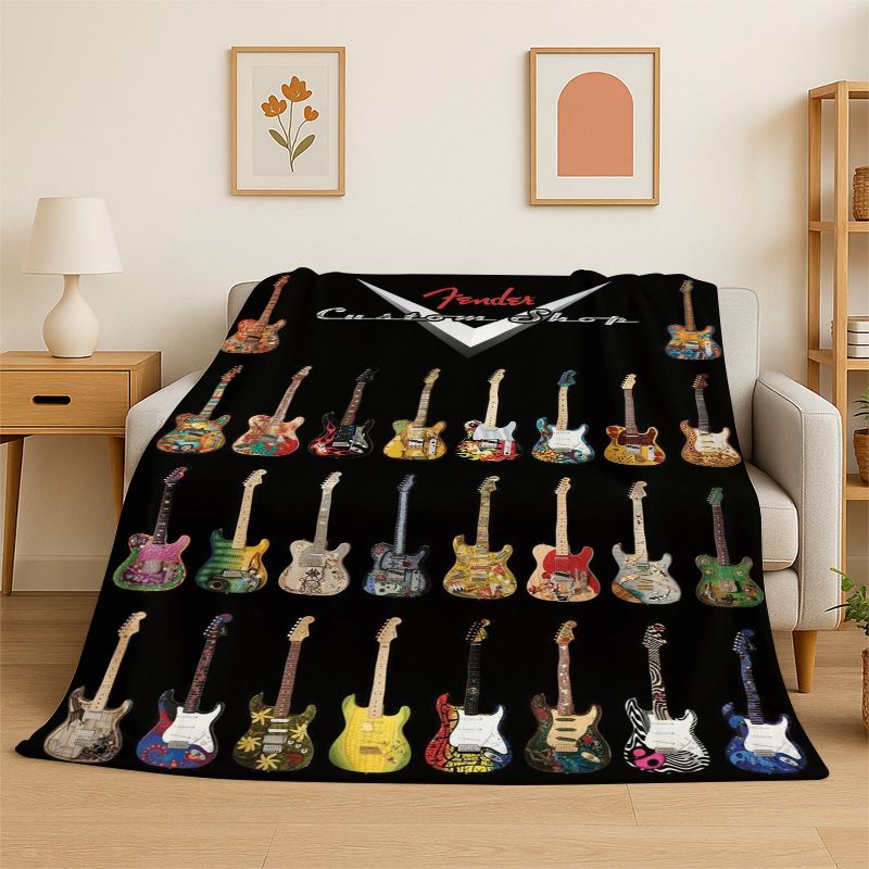 Musical Instrument Logo - Retro Fender Gitarren-Logo Instrumente Musik Weiche