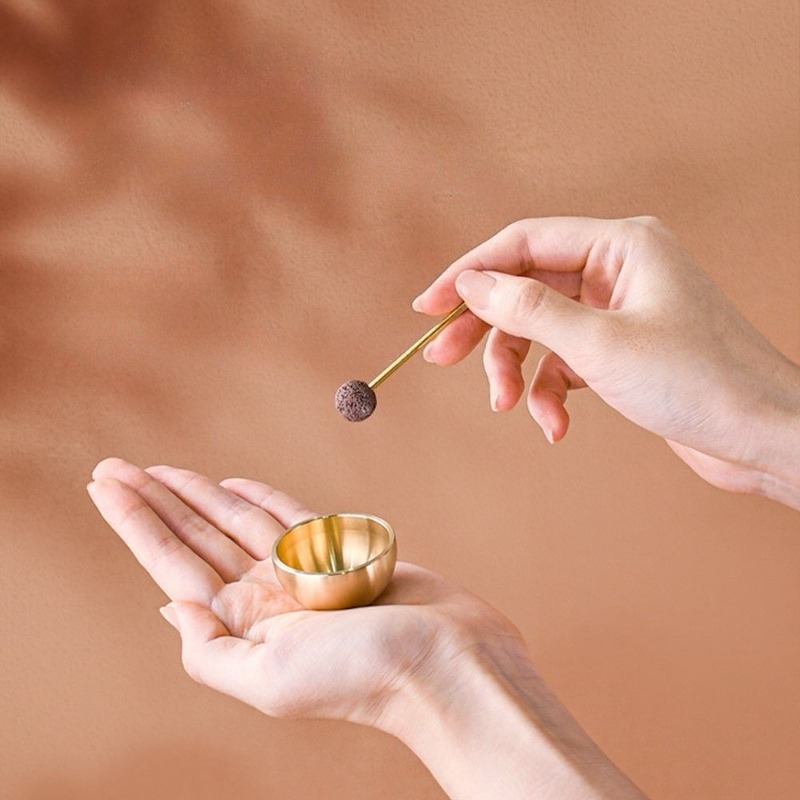 Musical Instrument All - Mini-Klangschale, handgefertigt, Kupferschale, Klangtherapie, Meditation, kleine