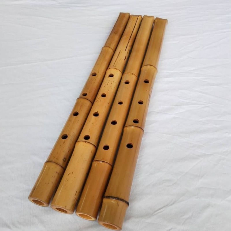 Shakuhachi Bamboo Flute - Handgefertigte Bambus-Shakuhachi für Anfänger, Traditionelle Vertikale