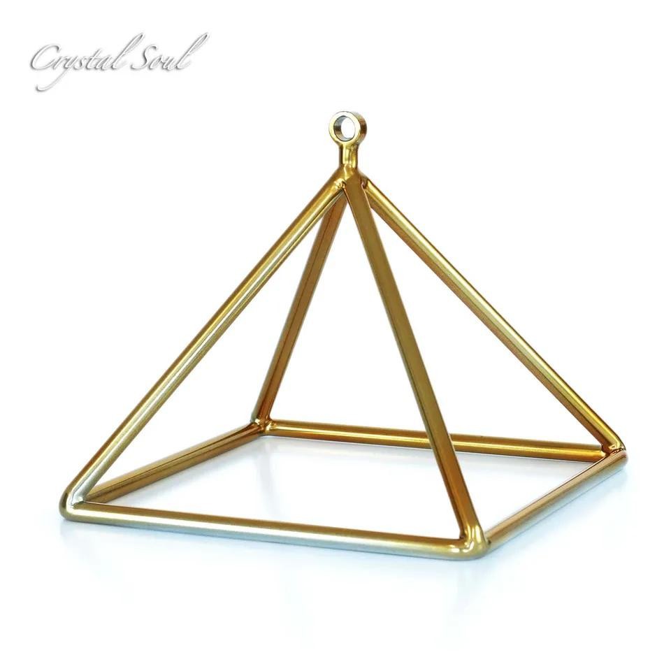 Musical Instrument All - 432 Hz 12 Zoll Kristallpyramide Gold