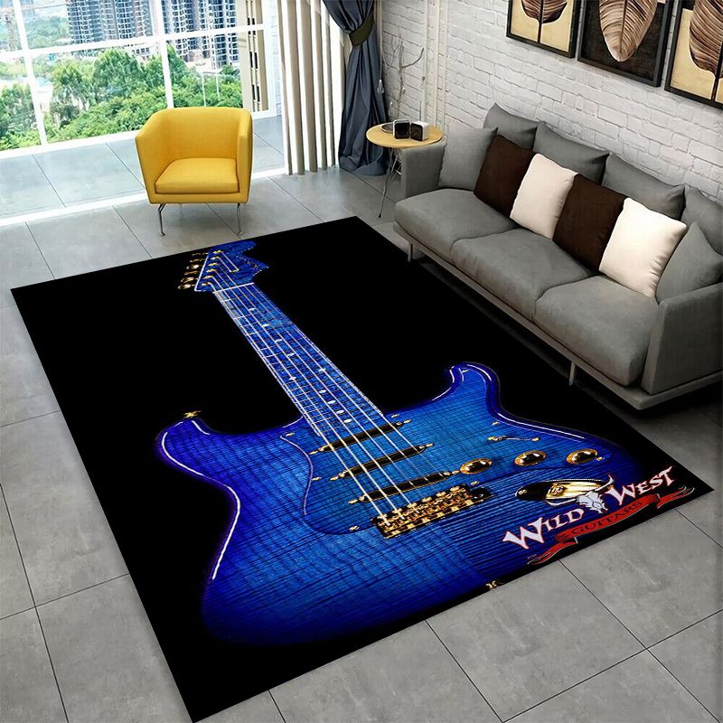 Musical Instrument Logo - Retro Fender Gitarren-Logo Instrumente Musik Rutschfester