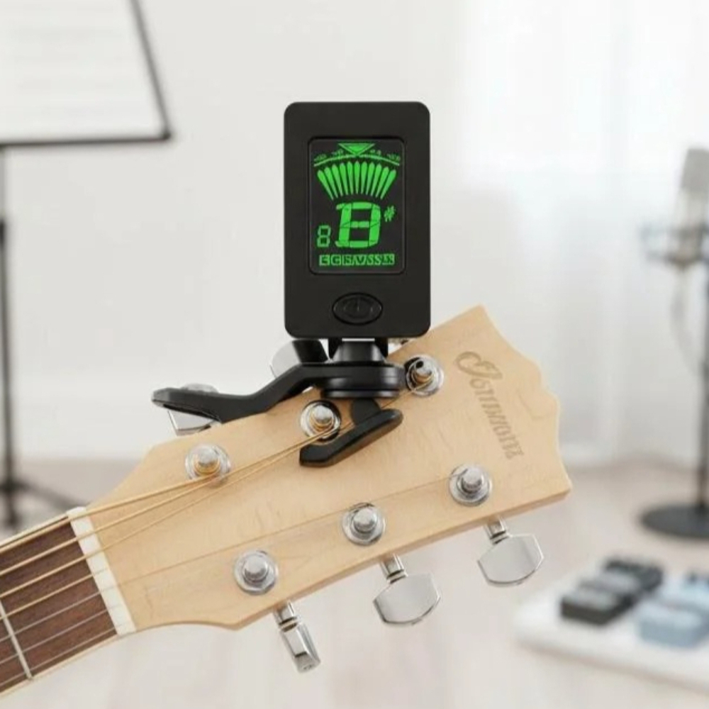 Musical Instrument Violin - Stonego LCD Clip-on-Gitarren-Tuner, chromatischer Tuner für