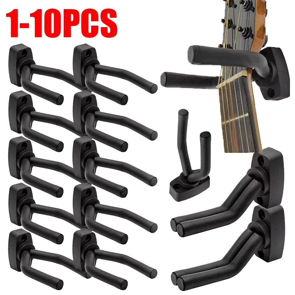 Charango 10 String - 1- bis 10-Gitarren-Wandmontage, schwarze Haken in