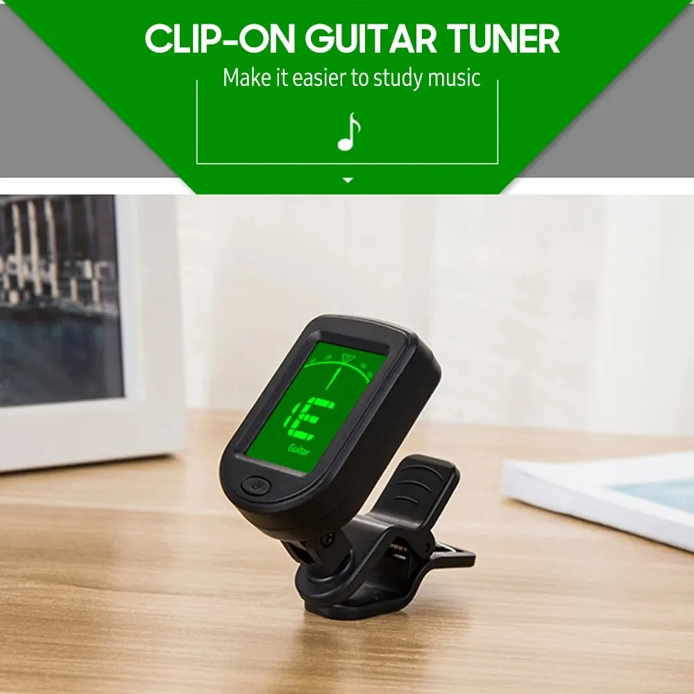 Musical Instrument Violin - T-02 Gitarren-Tuner zum Aufstecken, chromatischer digitaler