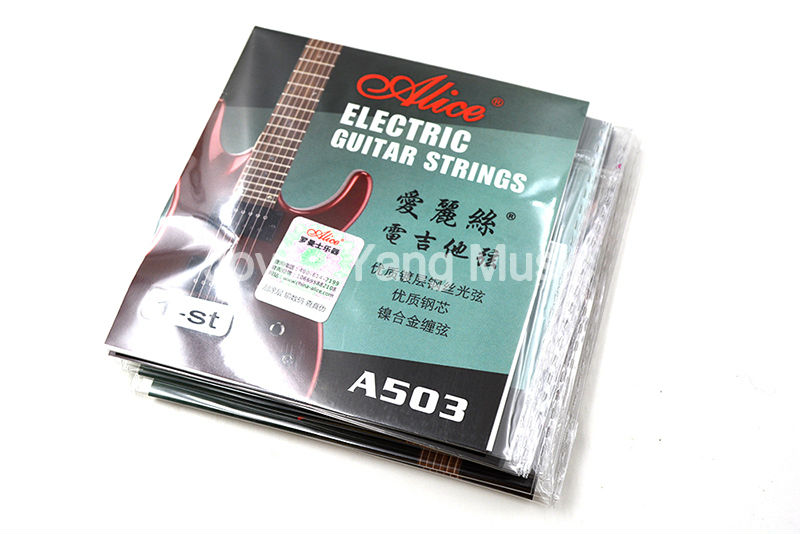 Charango 10 String - 10er-Pack Alice A503-009/010 Zoll E-Gitarrensaiten E-1.