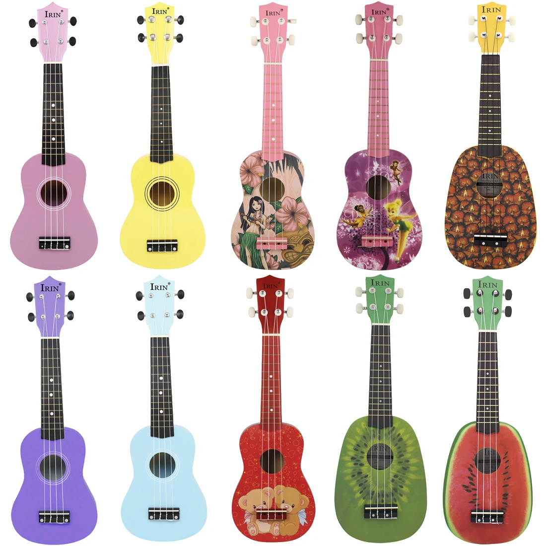 Musical Instrument Hawaiian - IRIN 21 Zoll Ukulele Hawaiian Gitarre