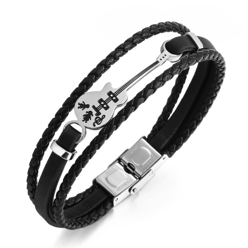 Musical Instrument All - Modetrend Klassiker einzigartige Leder Gitarre Armband