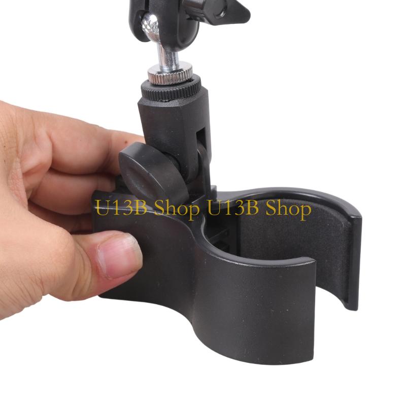 Musical Instrument Online - U13B Robuster, verstellbarer Klemm-Mikrofonclip für Tische