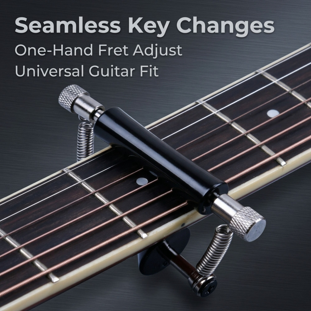 Musical Instrument Online - Verstellbarer Gleitender Gitarrenkopf - Mobiler Stimmclip
