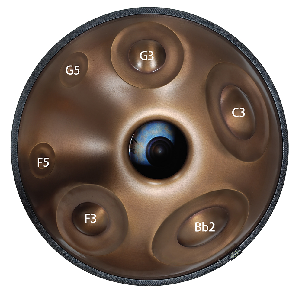 18-Ton-Handpan-Trommel, in D-M – Musical Instrument All Bewertung und Preis