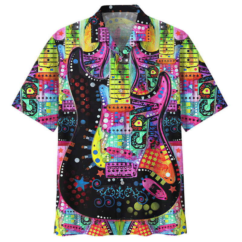 Bunte Gitarren muster Hawaii H – Musical Instrument Hawaiian Bewertung und Preis