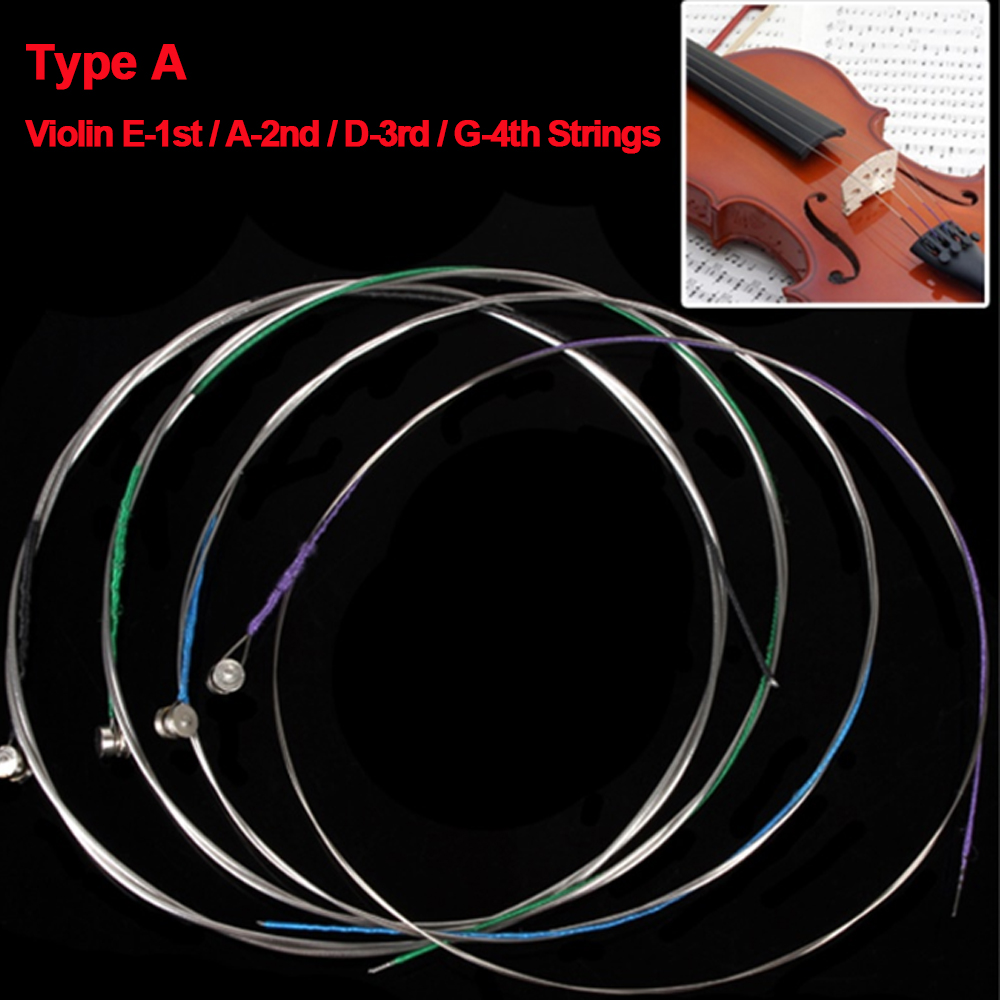 4 teile/satz Violine Saiten E- – Musical Instrument Violin Bewertung und Preis