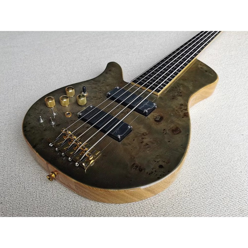 Linkshändige Bassgitarre 5-Sai – Bass Guitar Fretless Bewertung und Preis