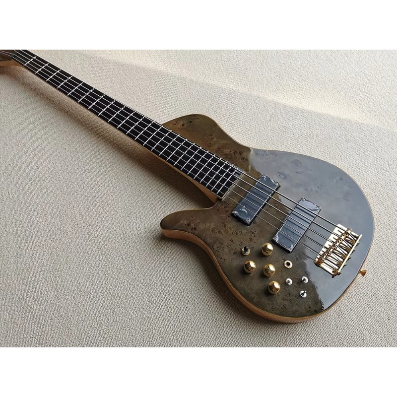Linkshändige Bassgitarre 5-Sai – Bass Guitar Fretless Bewertung und Preis