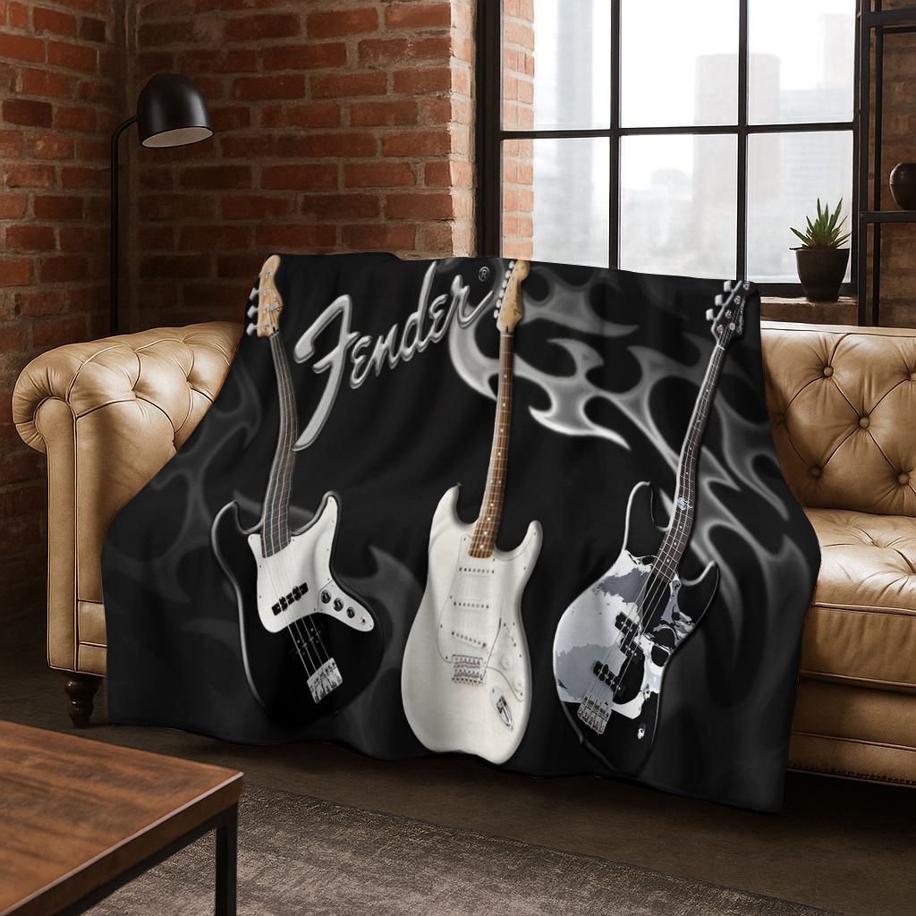 Modische Fender-Logo-Gitarren- – Musical Instrument Logo Bewertung und Preis