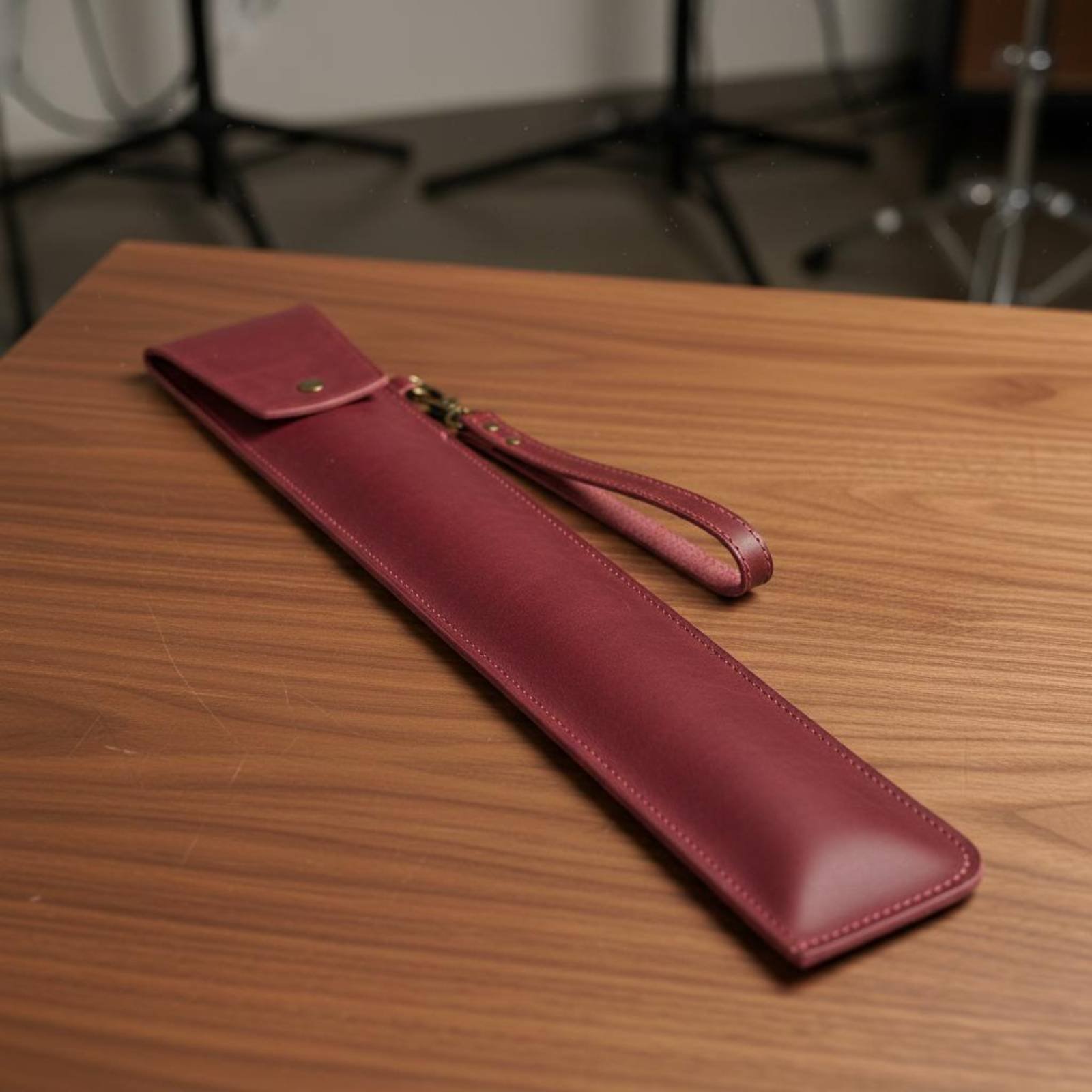 Trommelstocktasche aus Leder,  – Musical Instrument Long Bewertung und Preis
