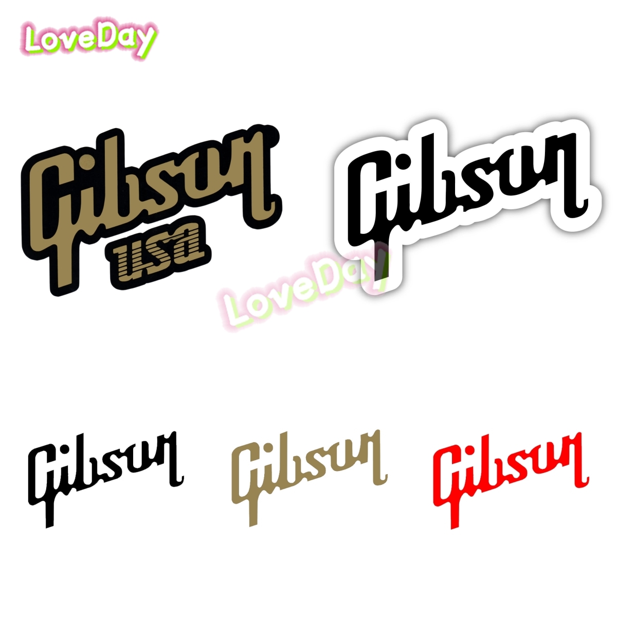 Gibson Logo Aufkleber Aufklebe – Musical Instrument Logo Bewertung und Preis