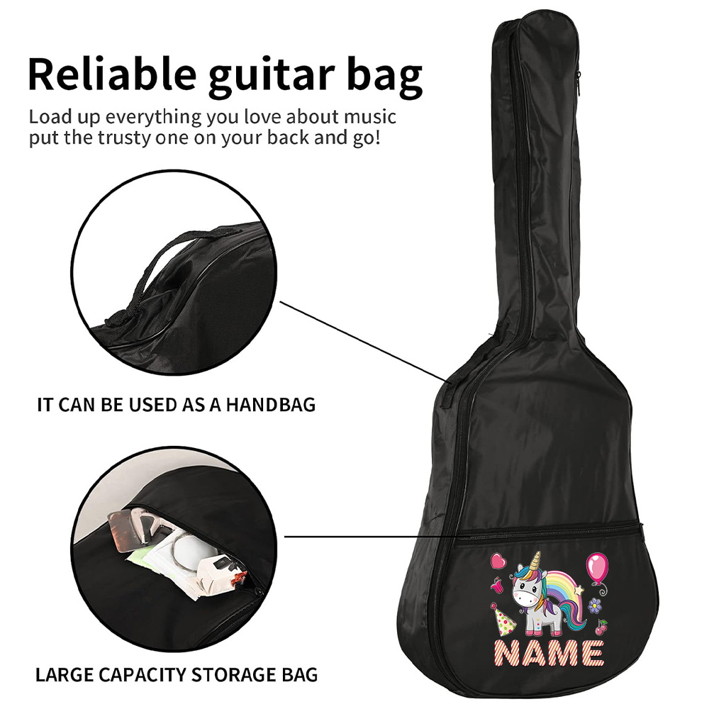 Angepasst Name Gitarre Tasche  – Musical Instrument And Name Bewertung und Preis