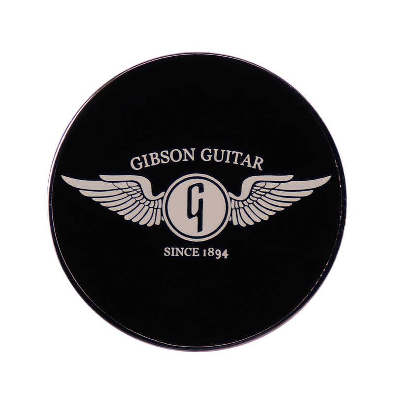 Gibson Gitarre Flügel Emaille  – Musical Instrument Logo Bewertung und Preis
