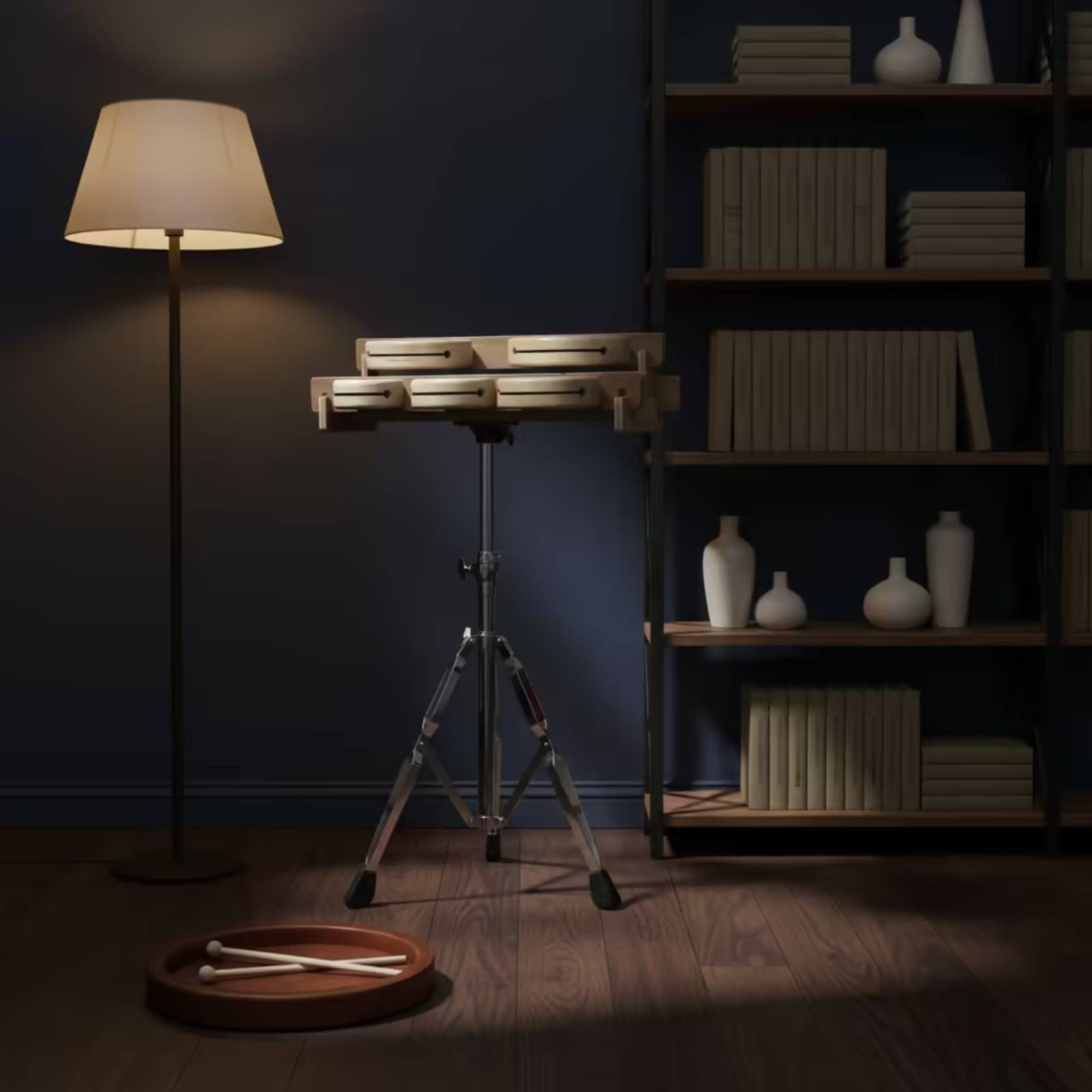 Holzblöcke mit Ständer, für de – Musical Instrument Long Bewertung und Preis