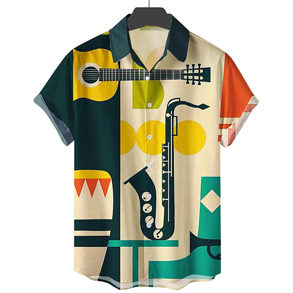 Hawaiihemden für Herren, lässi – Musical Instrument Hawaiian Bewertung und Preis