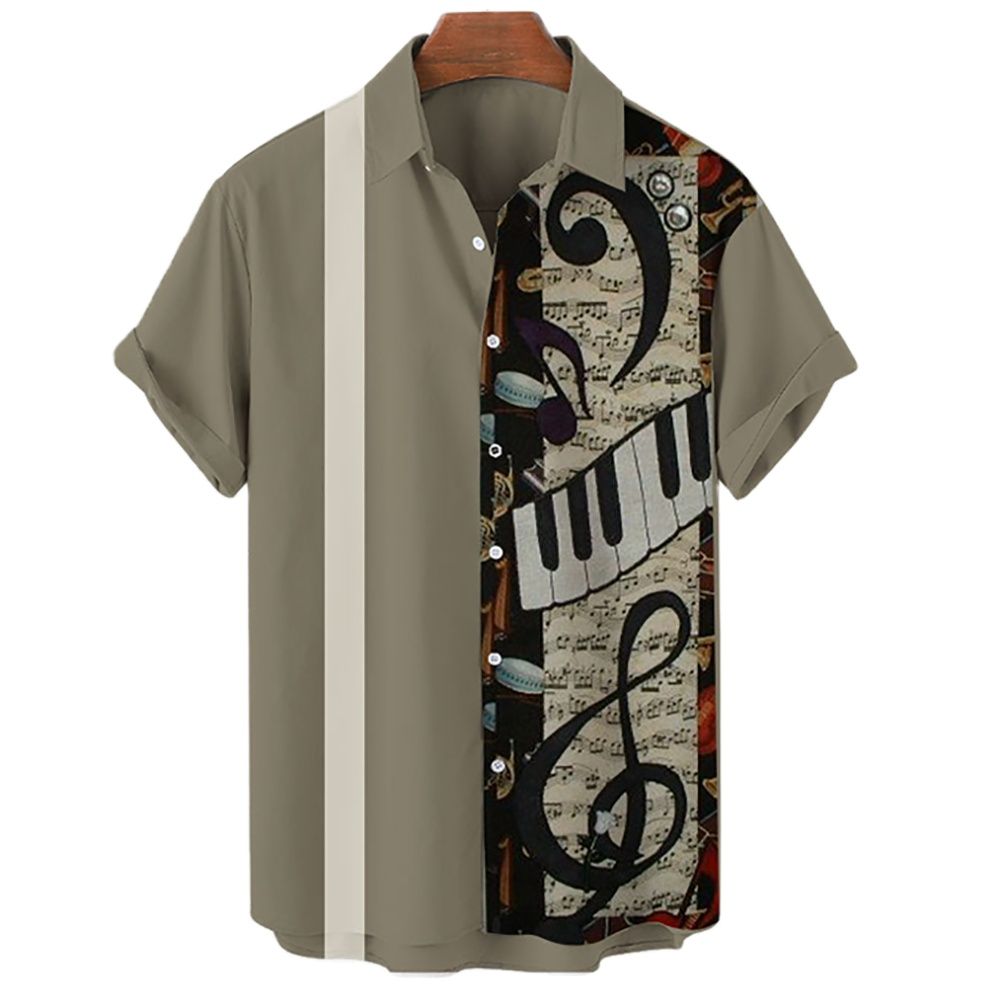 Hawaiihemden für Herren, lässi – Musical Instrument Hawaiian Bewertung und Preis